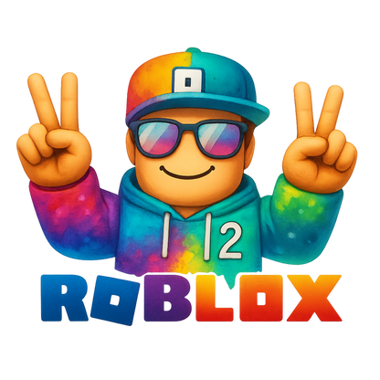 Iron On DTF Transfers For T-Shirt Clothes about 20cm 8 to choice from Roblox 5