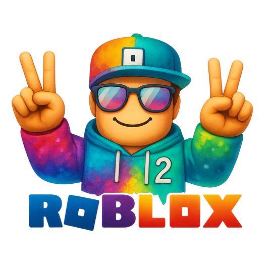 Iron On DTF Transfers For T-Shirt Clothes about 20cm 8 to choice from Roblox 5