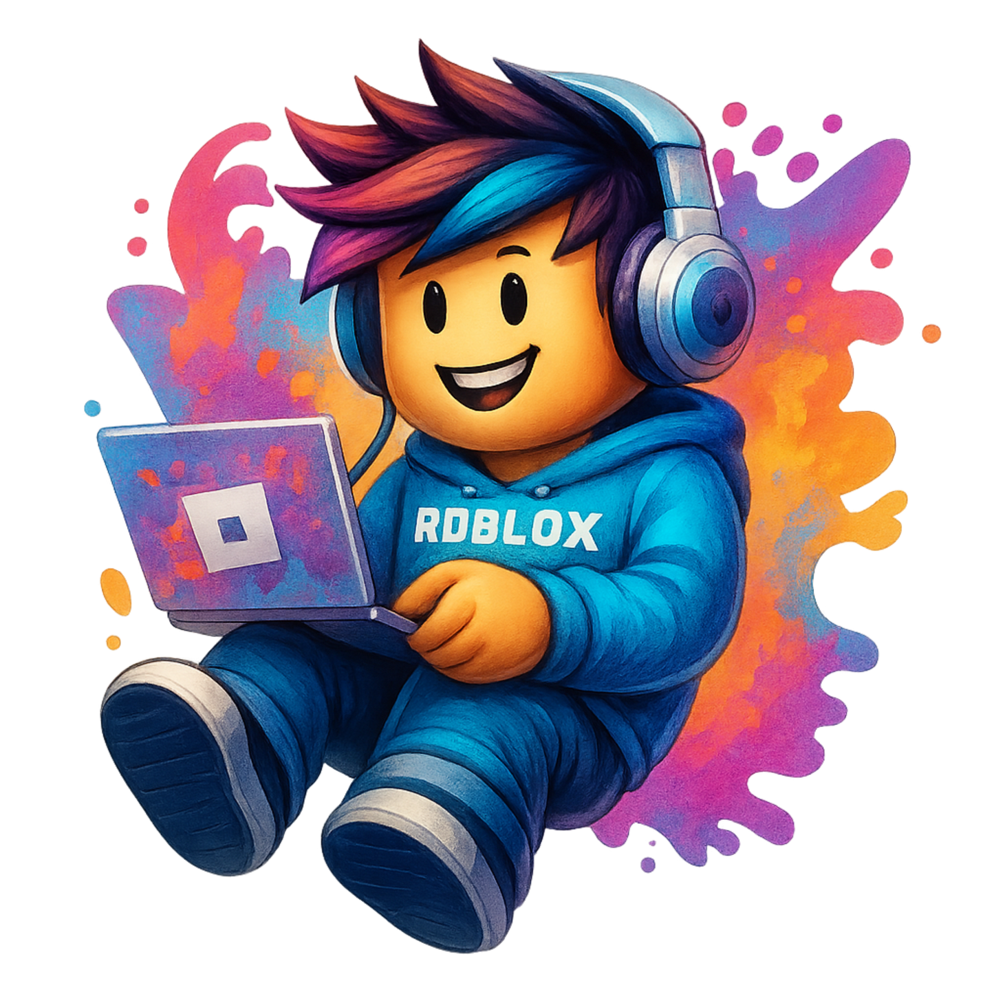 Iron On DTF Transfers For T-Shirt Clothes about 20cm 8 to choice from Roblox 5