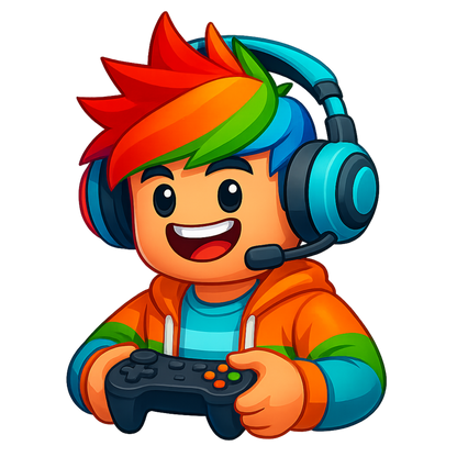 Iron On DTF Transfers For T-Shirt Clothes about 20cm 8 to choice from Roblox 5