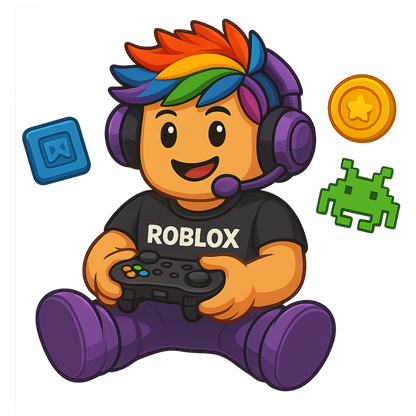 Iron On DTF Transfers For T-Shirt Clothes about 20cm 8 to choice from Roblox 5