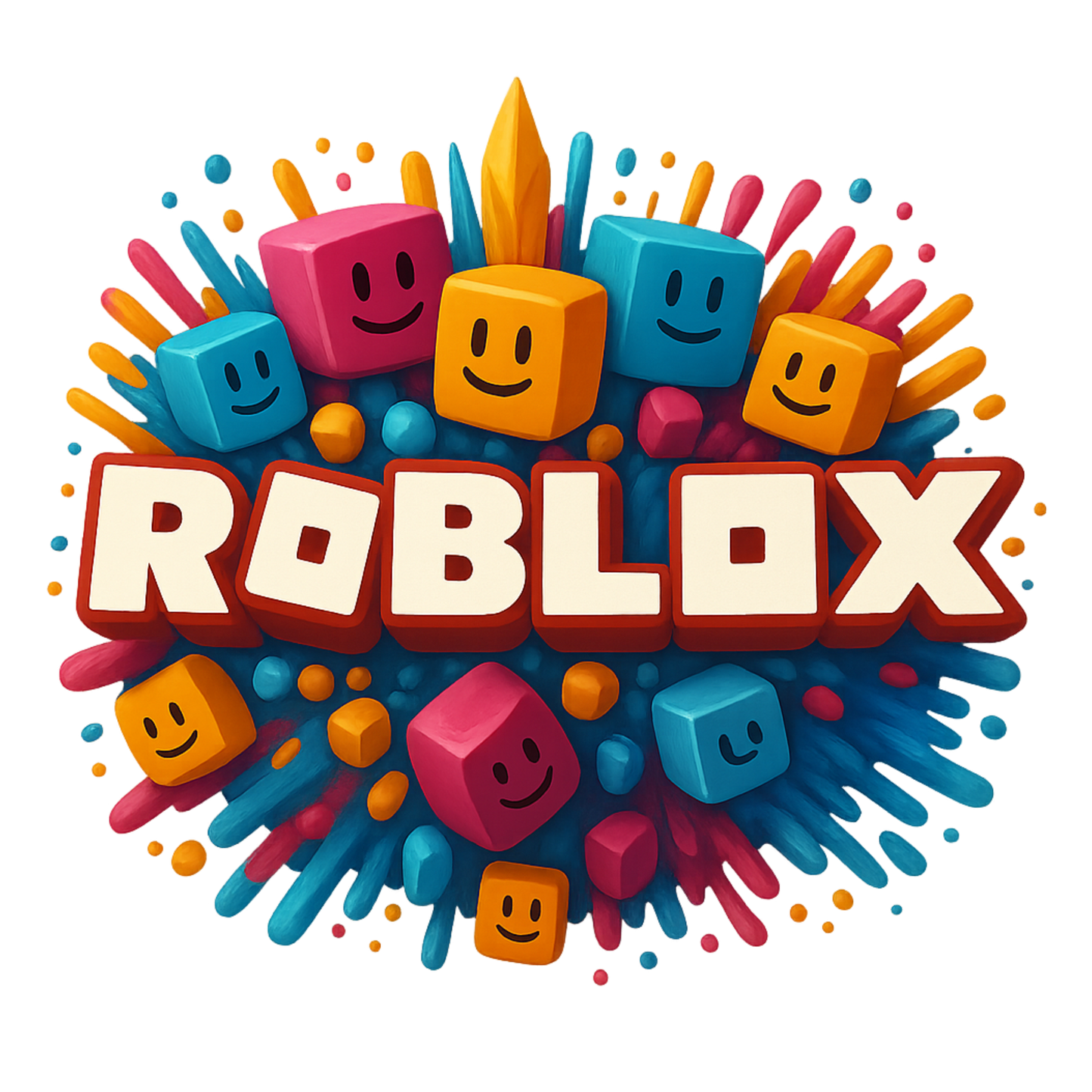 Iron On DTF Transfers For T-Shirt Clothes about 20cm 8 to choice from Roblox 6