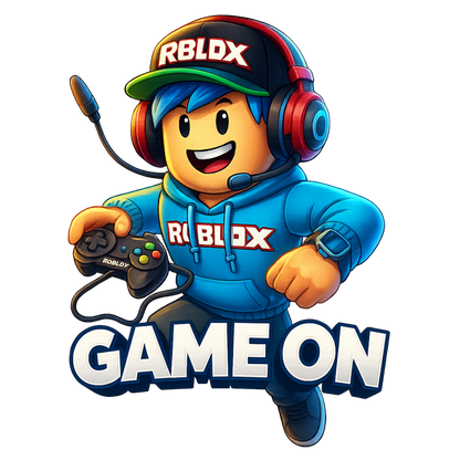 Iron On DTF Transfers For T-Shirt Clothes about 20cm 8 to choice from Roblox 6