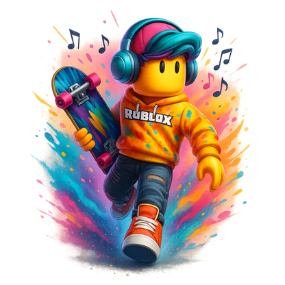 Iron On DTF Transfers For T-Shirt Clothes about 20cm 8 to choice from Roblox 6