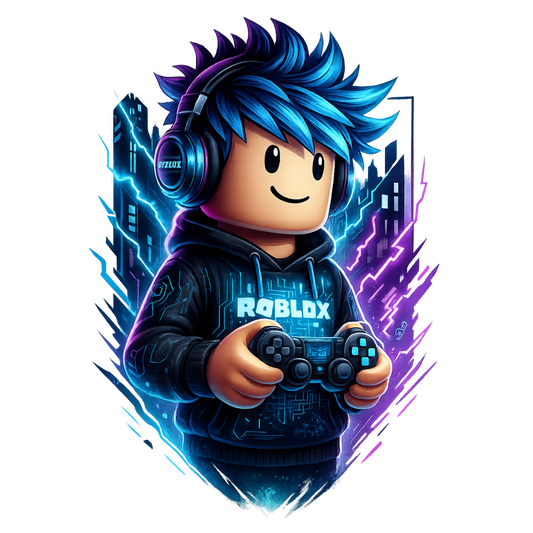 Iron On DTF Transfers For T-Shirt Clothes about 20cm 8 to choice from Roblox 7