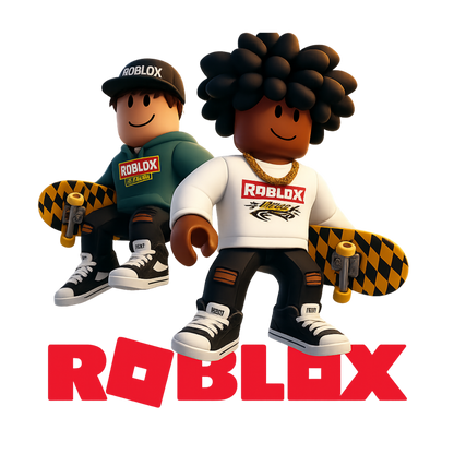 Iron On DTF Transfers For T-Shirt Clothes about 20cm 8 to choice from Roblox 7