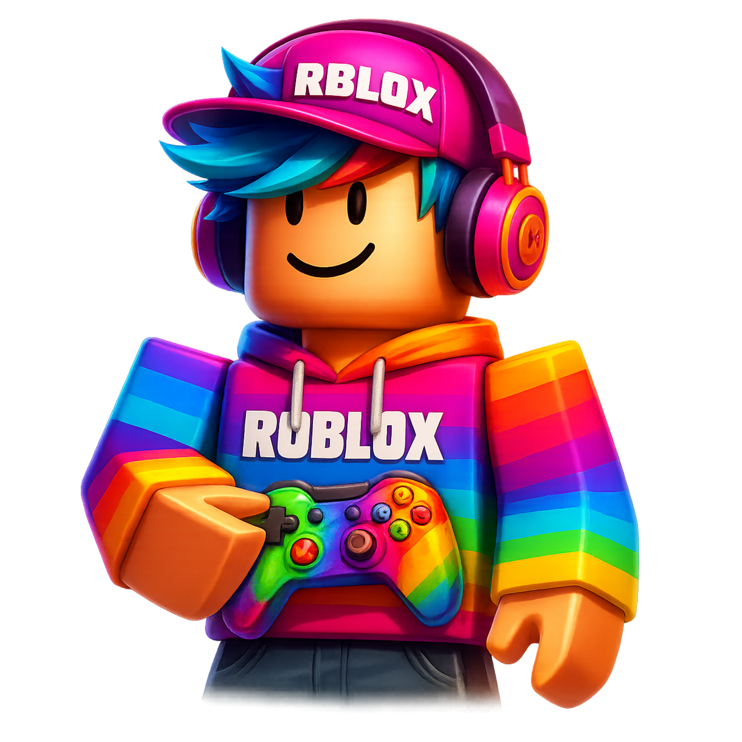 Iron On DTF Transfers For T-Shirt Clothes about 20cm 8 to choice from Roblox 2