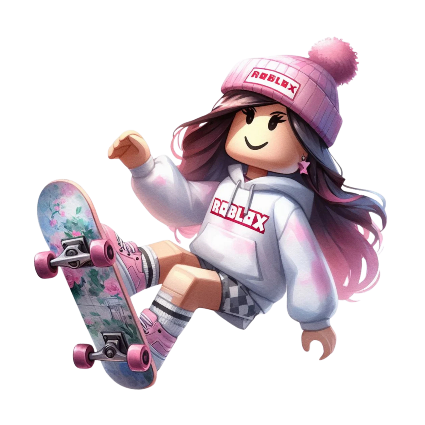 Iron On DTF Transfers For T-Shirt Clothes about 20cm 8 to choice from Roblox 2