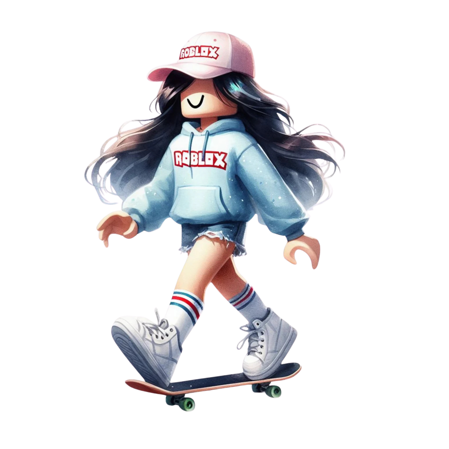 Iron On DTF Transfers For T-Shirt Clothes about 20cm 8 to choice from Roblox 2