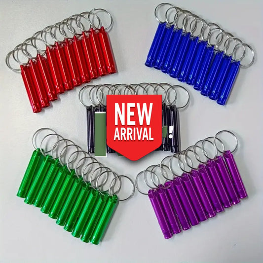 Aluminium Alloy Whistles with Keychain