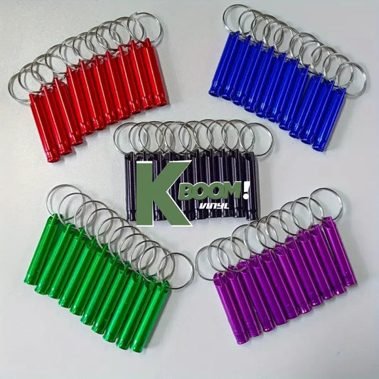 Aluminium Alloy Whistles with Keychain