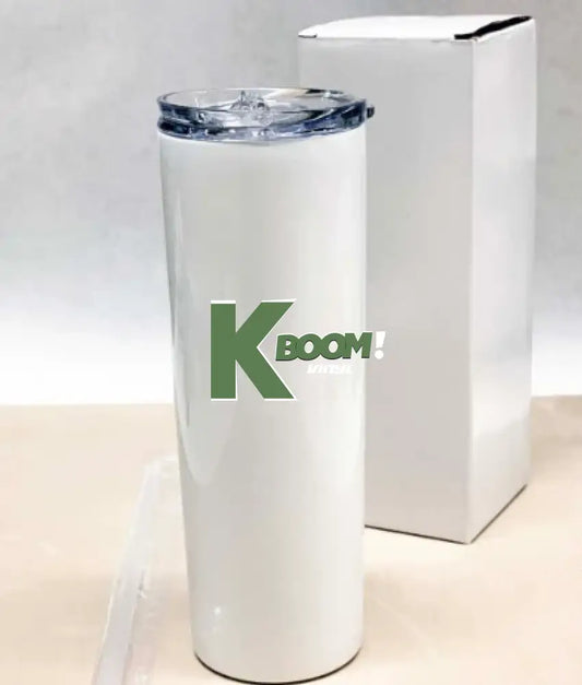 Blank Stainless Steel Double wall Skinny Tumbler Mug 20oz