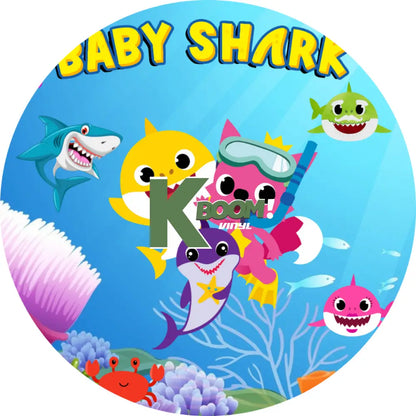 Car Coaster 6 per page Baby Shark 1 design 18 images to choice from 14
