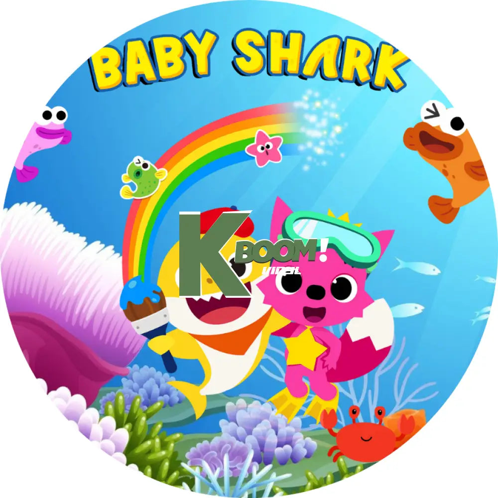 Car Coaster 6 per page Baby Shark 1 design 18 images to choice from 15
