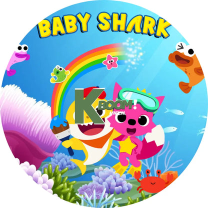 Car Coaster 6 per page Baby Shark 1 design 18 images to choice from 15