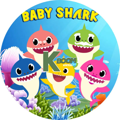 Car Coaster 6 per page Baby Shark 1 design 18 images to choice from