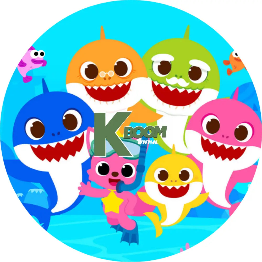 Car Coaster 6 per page Baby Shark 1 design 18 images to choice from 6
