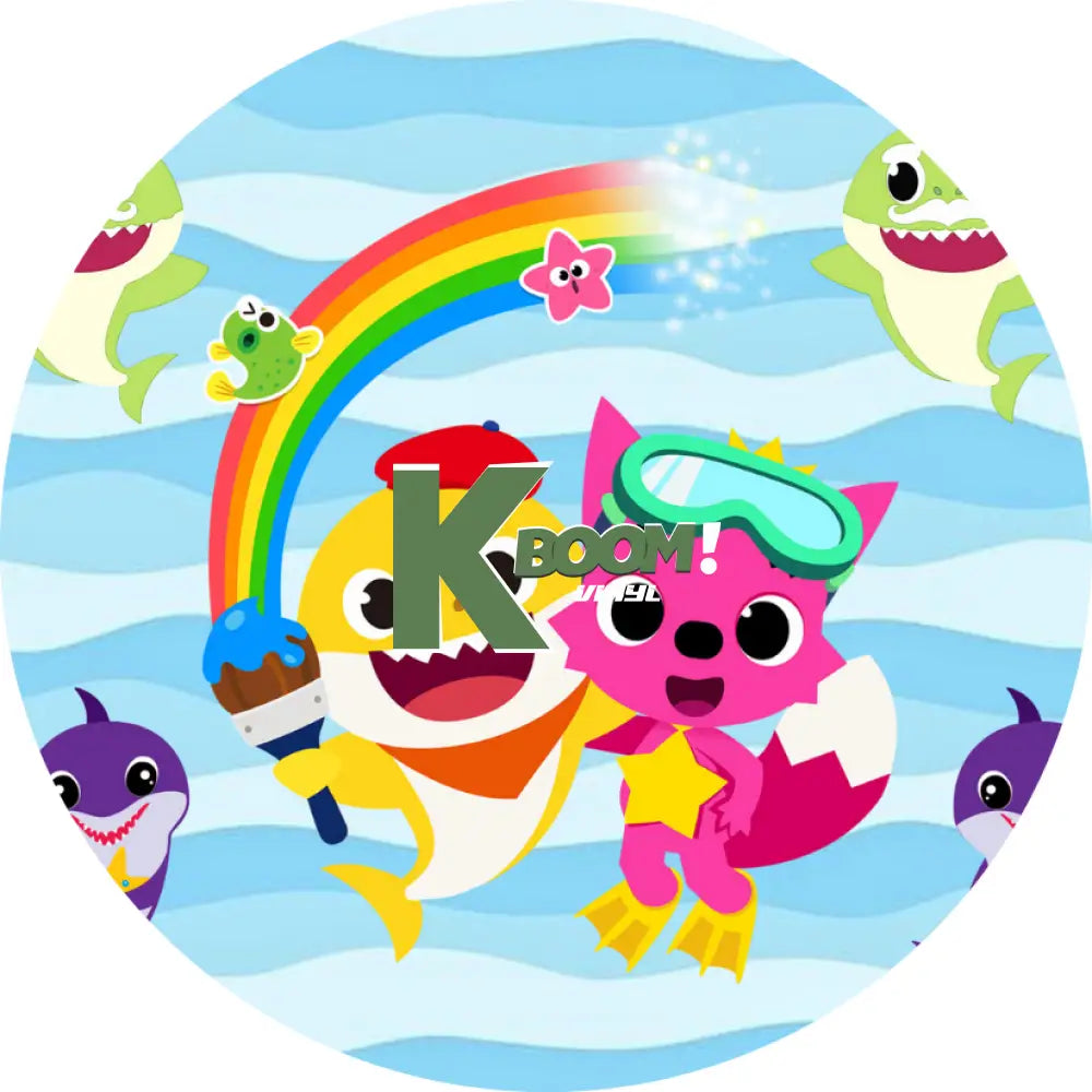 Car Coaster 6 per page Baby Shark 1 design 18 images to choice from 9