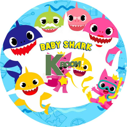 Car Coaster 6 per page Baby Shark 2 design 18 images to choice from 12