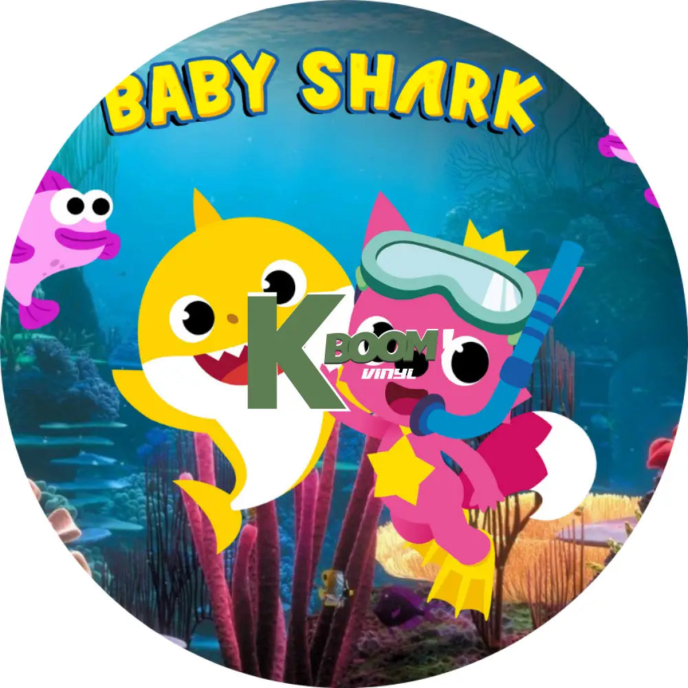 Car Coaster 6 per page Baby Shark 2 design 18 images to choice from 15