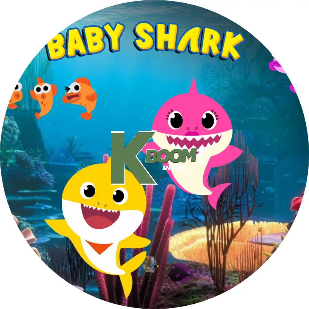Car Coaster 6 per page Baby Shark 2 design 18 images to choice from 17