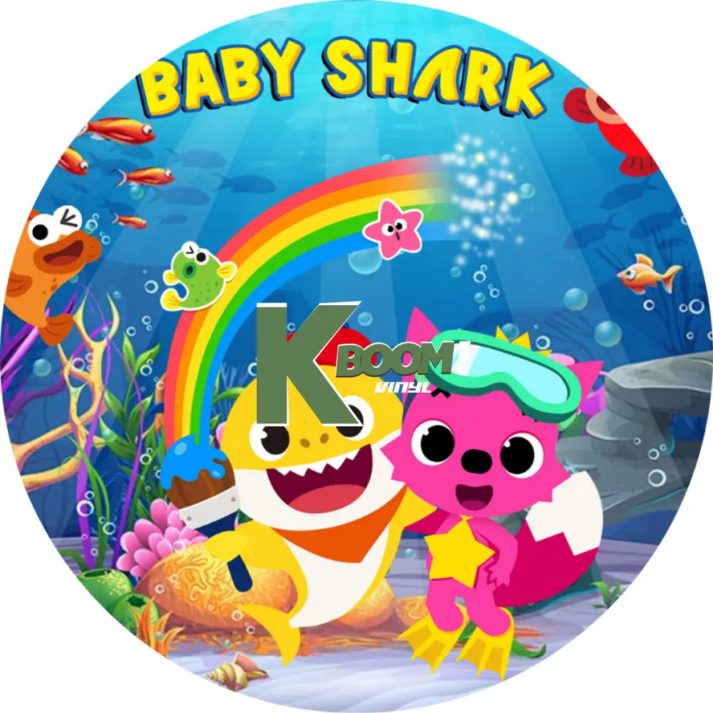 Car Coaster 6 per page Baby Shark 2 design 18 images to choice from 2