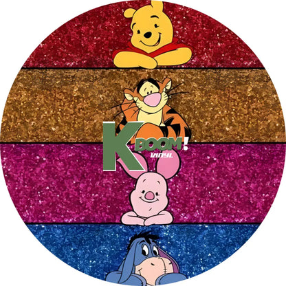 Car Coaster 6 per page Pooh 1 design 18 images to choice from 1