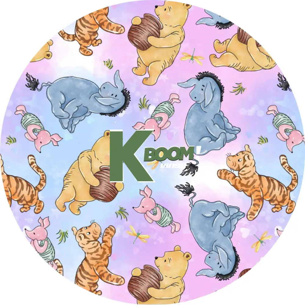 Car Coaster 6 per page Pooh 1 design 18 images to choice from 9
