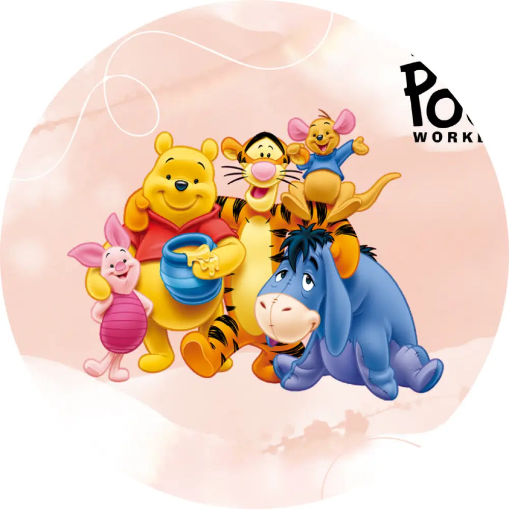 Car Coaster 6 per page Pooh design 18 images to choice from 11