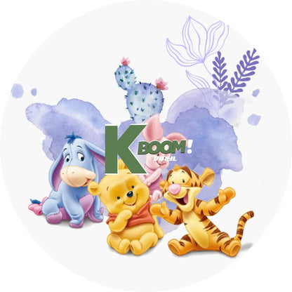 Car Coaster 6 per page Pooh design 18 images to choice from 14