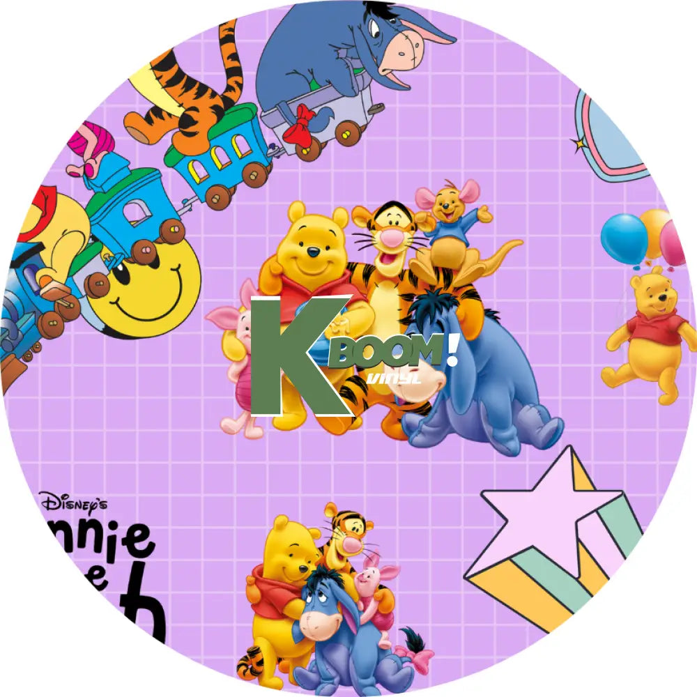 Car Coaster 6 per page Pooh design 18 images to choice from 16