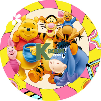 Car Coaster 6 per page Pooh design 18 images to choice from 3