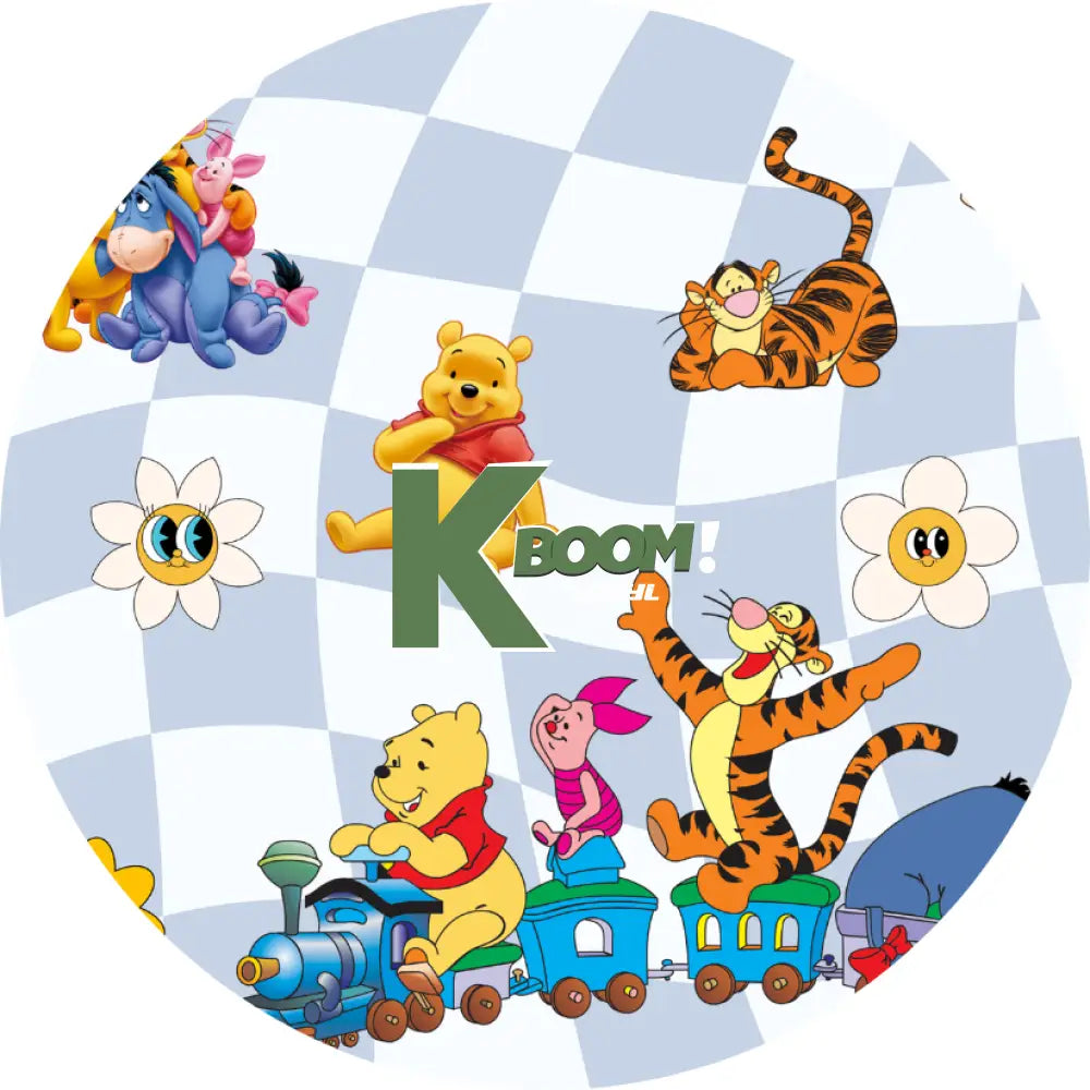 Car Coaster 6 per page Pooh design 18 images to choice from 18