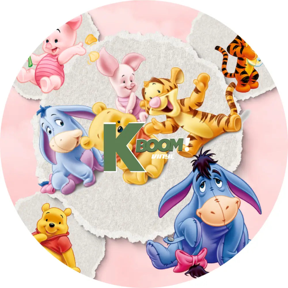 Car Coaster 6 per page Pooh design 18 images to choice from 9