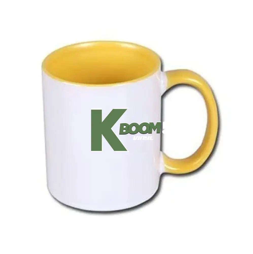 Colour Mugs 11oz yellow
