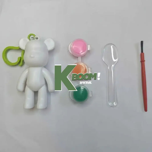 DIY Craft Kit 6pcs Graffiti Doll Keychain