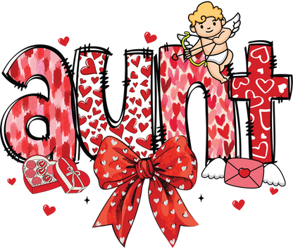 Iron On DTF Transfers For T-Shirt Clothes about 22cm 10 to choice from Valentines