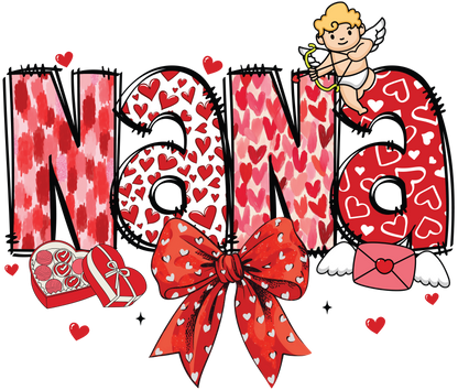 Iron On DTF Transfers For T-Shirt Clothes about 22cm 10 to choice from Valentines