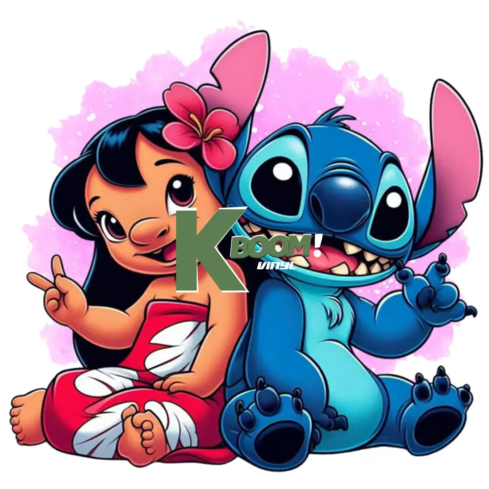 DTF Prints RTP Lily & Stitch