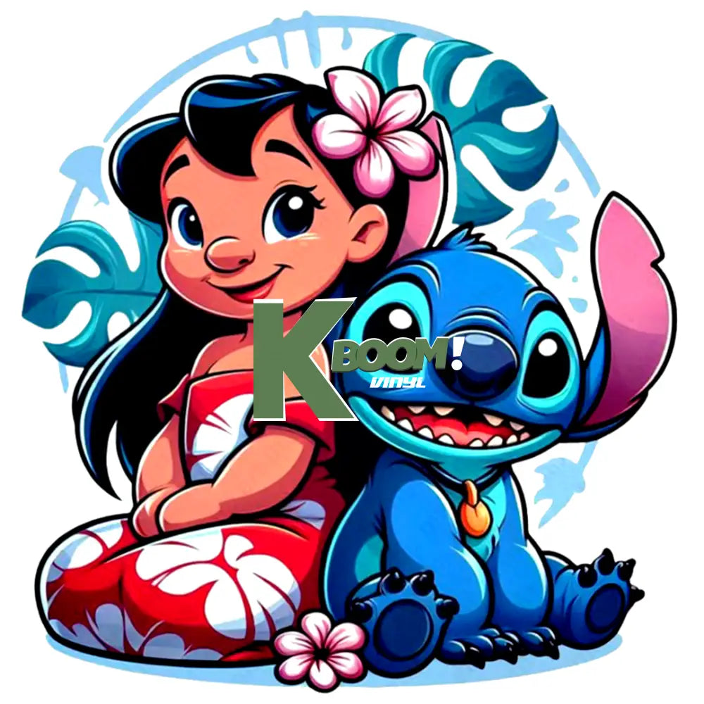 DTF Prints RTP Lily & Stitch