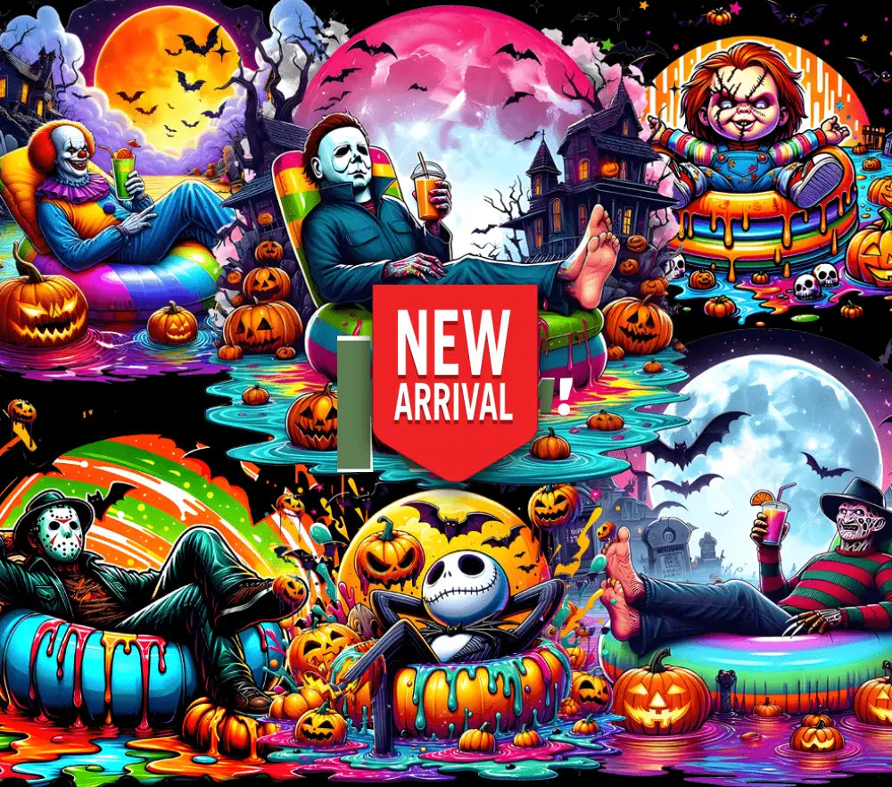 Halloween 20oz tumbler prints ready to press 64 89 21