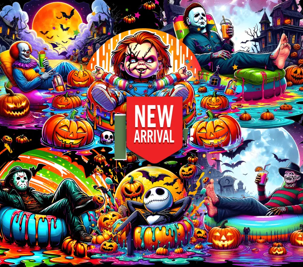 Halloween 20oz tumbler prints ready to press 64 89 23