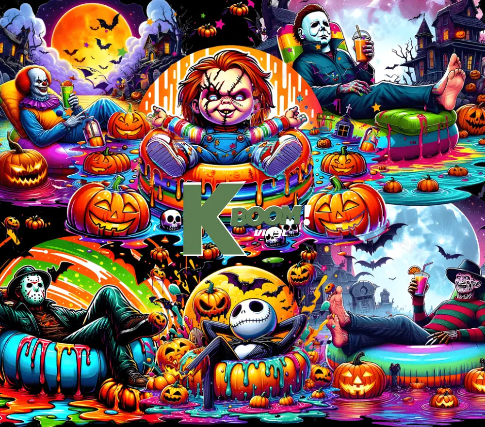 Halloween 20oz tumbler prints ready to press 64 89 23