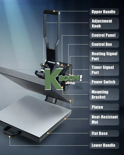 Heat Press Machine 15x15’’ 38cm x 38cm