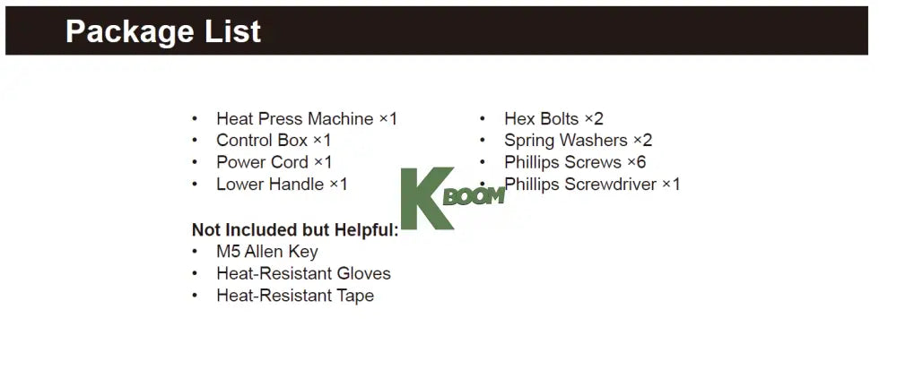 Heat Press Machine 15x15’’ 38cm x 38cm