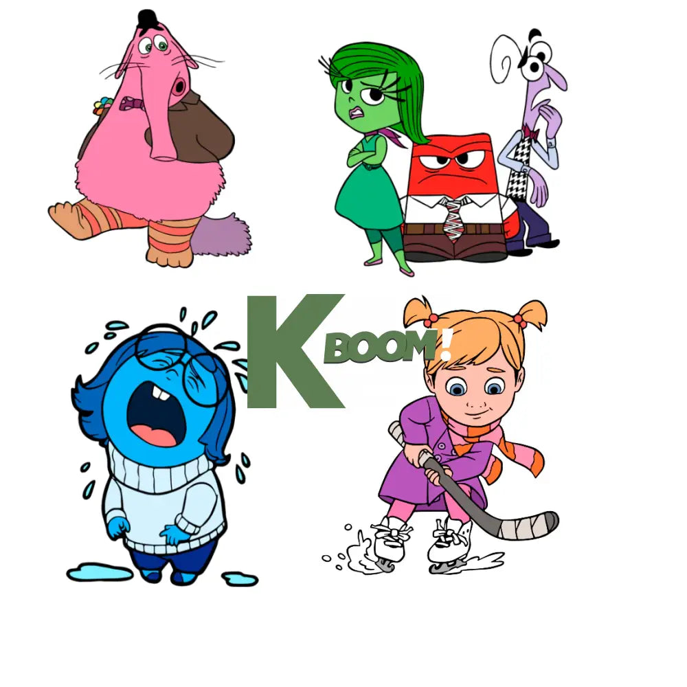 Iron On DTF Transfers For T-Shirt 15cm each image inside out DTF Transfers