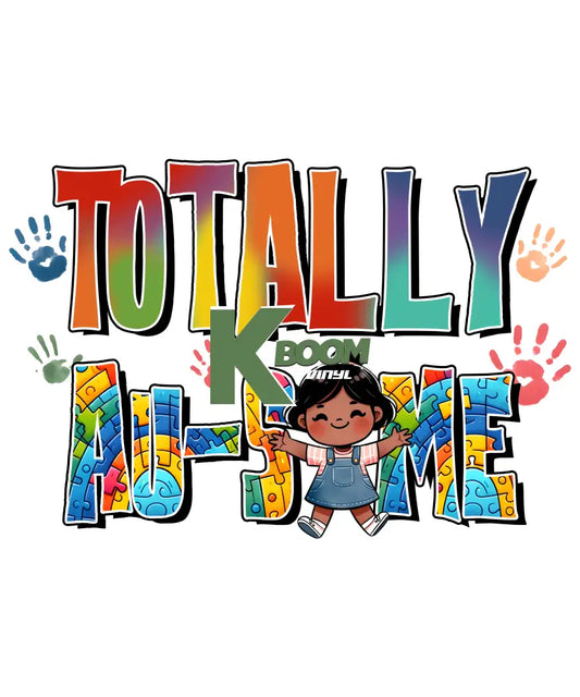 Iron On DTF Transfers For T-Shirt Clothes about 15cm Autism 14 DTF Transfers