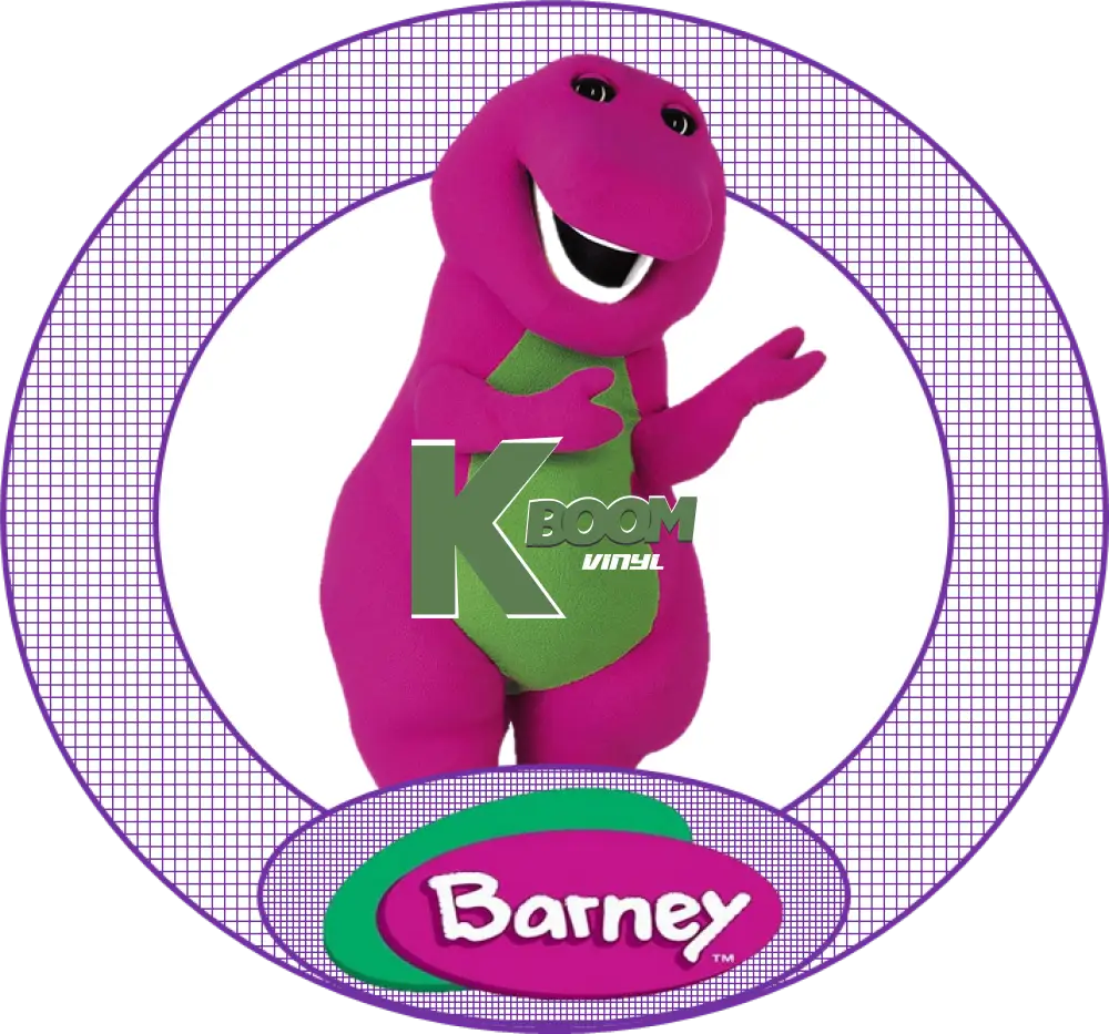 Iron On DTF Transfers For T-Shirt Clothes about 15cm Barney 1 DTF Transfers