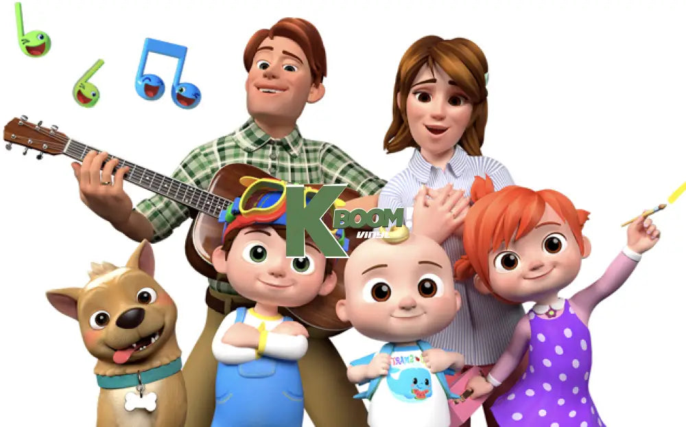 Iron On DTF Transfers For T-Shirt Clothes about 15cm Cocomelon 4 DTF Transfers