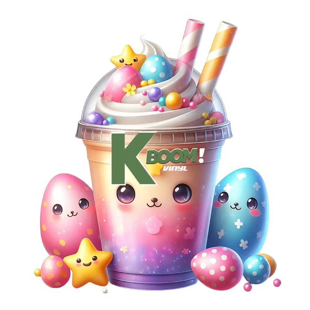 Iron On DTF Transfers For T-Shirt Clothes about 15cm Easter DTF Transfers